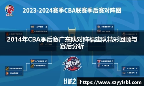 2014年CBA季后赛广东队对阵福建队精彩回顾与赛后分析